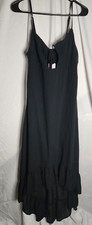 New Fable Women's Black Maxi Dress Size Medium