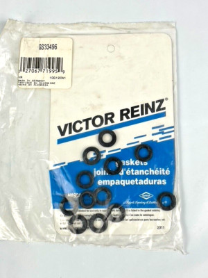 Fuel Injector O-Ring Kit of 12 Seals - Victor Reinz # GS33496
