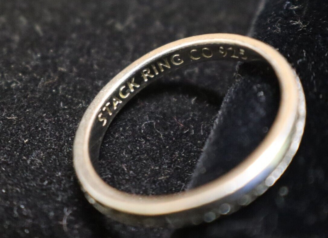 Stack Ring Co. 925 Sterling Silver Ring - Size 7.… - image 7