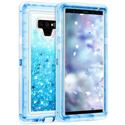 Funda protectora de doble capa con brillo líquido a prueba de golpes Defender para Samsung Note 9 - Imagen 6 de 11
