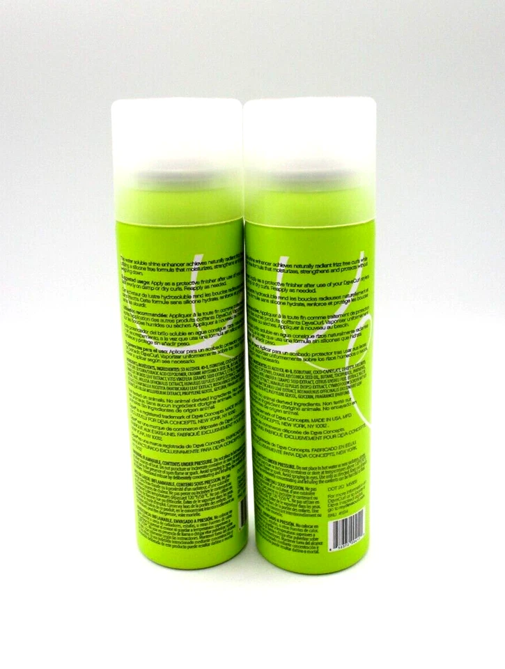 Lot/2 Deva Curl Shine Spray ~ 4 oz / 113.4 g x 2 ~ - Image 2 of 2