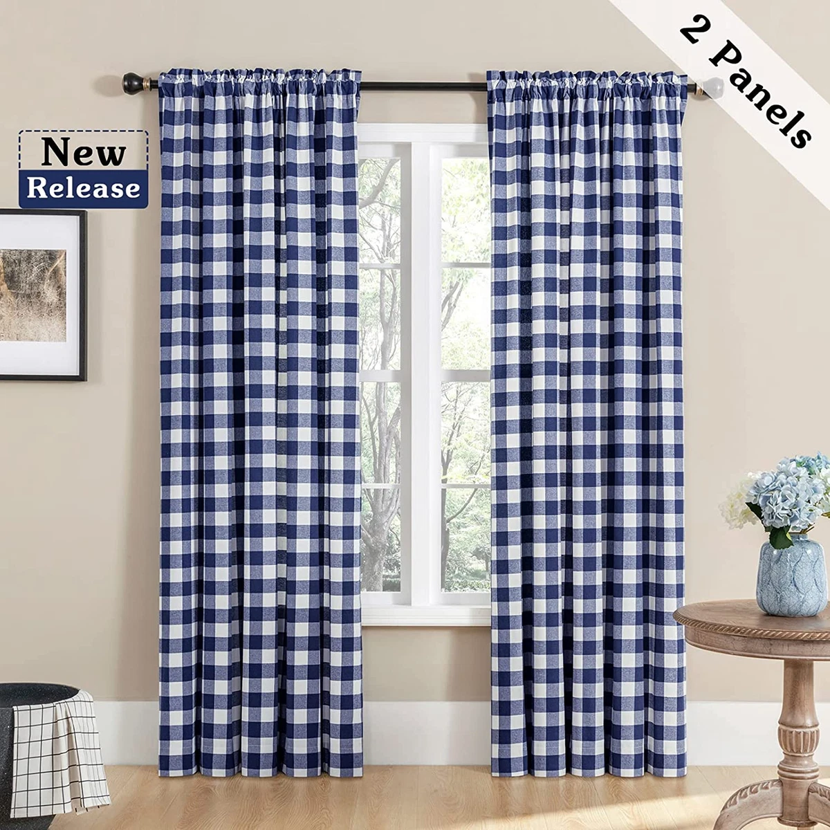 Buffalo cheap plaid curtains