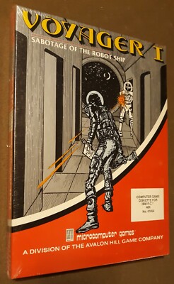 SEALED Voyager I by Avalon Hill Micro-Computer Games with 5.25 disk for IBM PC