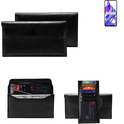 Handyhülle für Huawei Honor 9x China Schutz Hülle + Handy Tasche schwarz