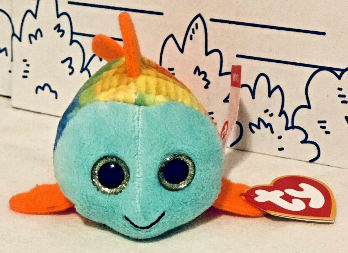 New McDONALDS TY TEENY TYs BEANIE BOOS Sami Goldfish Plush Doll