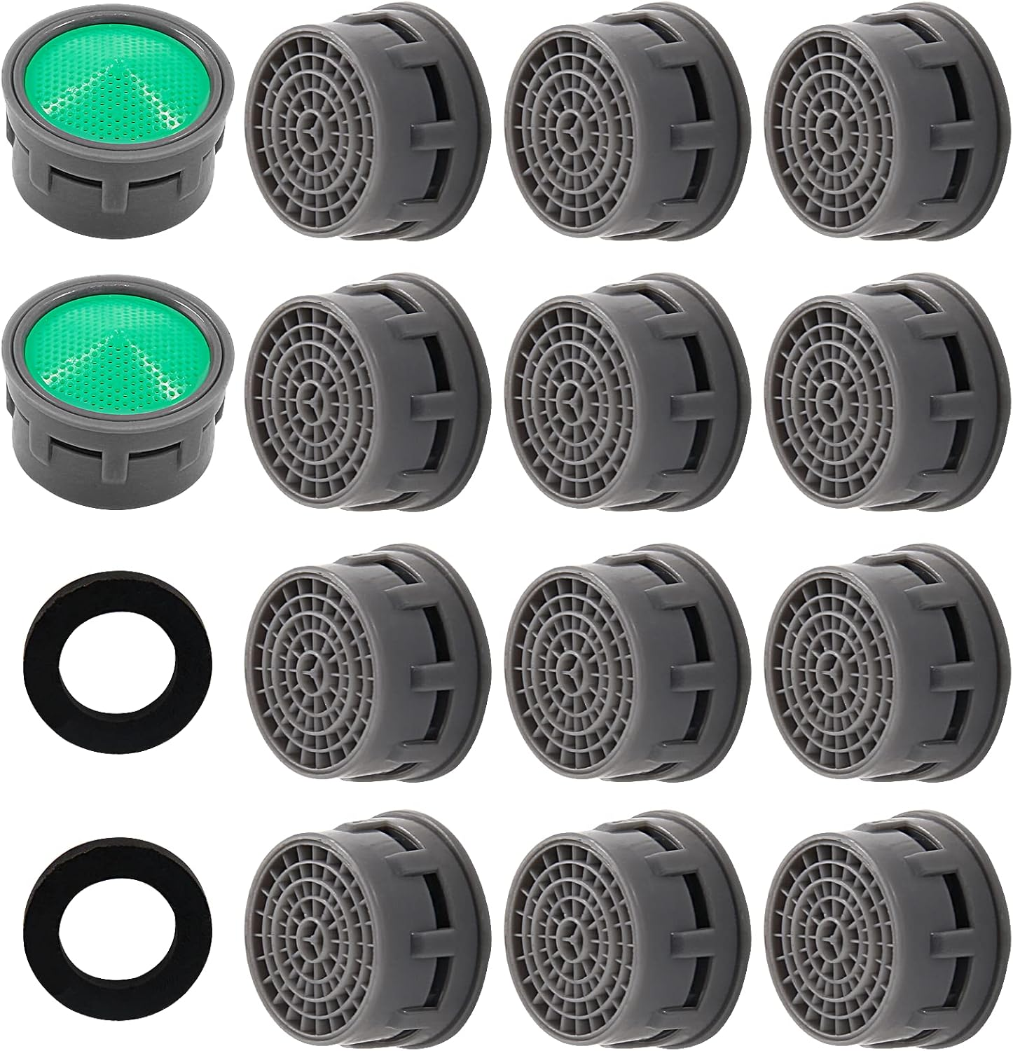 20 Pack Faucet Aerator with Flow Restrictor and Washers for Replacement