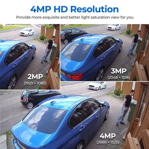 Dahua 4MP IPC-HDBW2441E-S IP67 POE Dome WizSense IP Camera 2 Way Audio Black - Picture 6 of 22