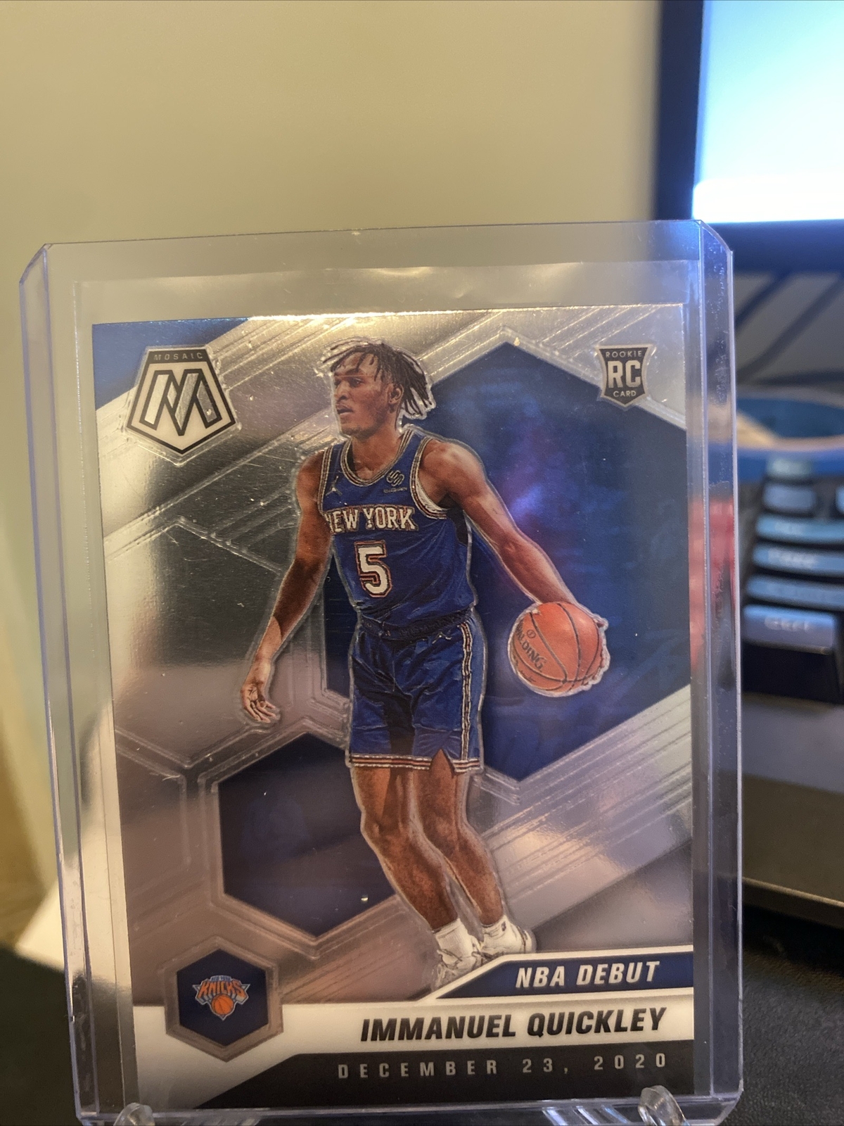 2020-21 Panini Mosaic NBA Debut Immanuel Quickley #277 Rookie RC