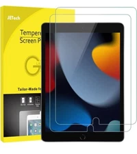 JETech Screen Protector for iPad (10.2-Inch, 2021/2020/2019 Model, 9/8/7 Generat