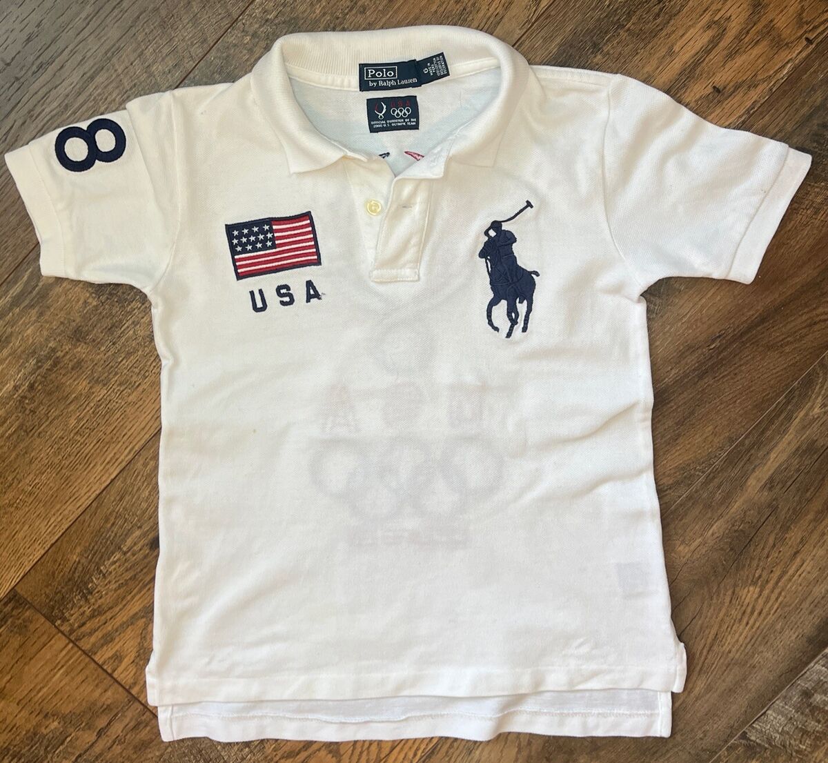 2008 Olympics Beijing Team USA POLO Ralph Lauren Youth Sz 6 2008 Olympics Beijing Team USA POLO Ralph Lauren Youth Sz 6