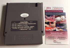 VAL KILMER Signed TOP GUN MAVERICK NES Game Cartridge Autograph JSA COA Cert