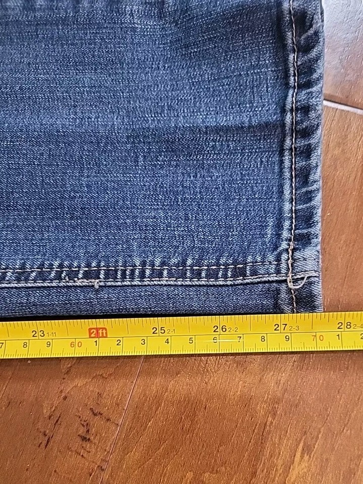 Vintage America Bestie Womens Floral Embroidered Jeans Size 8/29