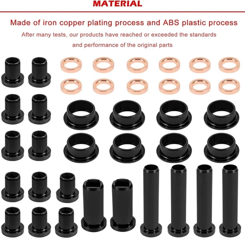 Caltric Rear A Arm Bushing Kit For Polaris Sportsman 500 4x4 HO 2001 - Foto 6 di 15