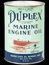 Quaker State Duplex Marine Engine Oil NEW METAL SIGN: 9 x 12" - Free Ship.