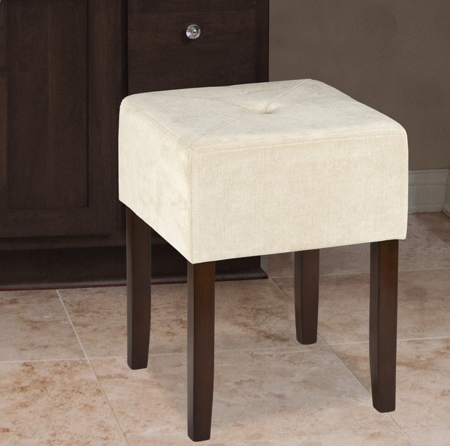 Fuchsia Pink Vanity Stool Upholstered Cotton Seat Decorative Bedroom Furniture For Sale Online Ebay