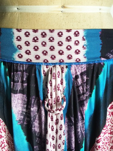 NWT JEAN PAUL GAULTIER SOLEIL Jersey Boho Skirt, SZ M - Picture 5 of 6