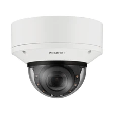 Hanwha Techwin 6MP IR Outdoor Vandal Dome AI Camera, XNV-8083R w/ Hanging Mount