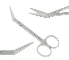 Super Cut Iris Scissors 4.5" Angled Blade Surgical, Dermal Dental Instrument