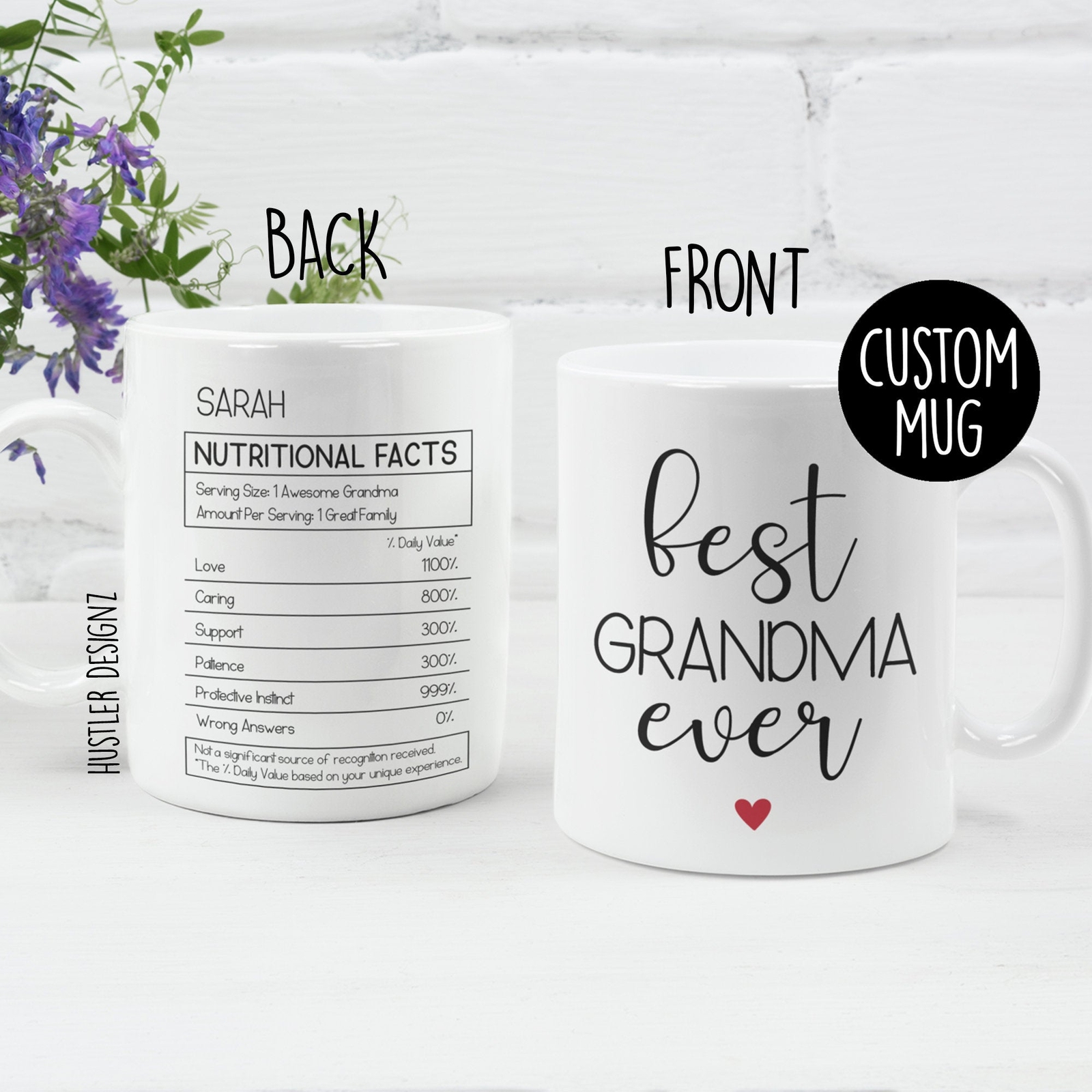 Best Grandma Ever Mug Grandma Gift Grandma Mug Personalized Mug Grandma