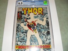 THOR #169 (1969) CGC 6.5 GALACTUS ORIGIN!! HOT! OFFWT-WT pages! BRAND  NEW CASE!