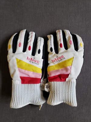 Level Bliss Rainbow Ski Snowboard Gloves - Size Small - Great Condition! 