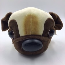 The Dog Artist Collection Pug Plush Toy Stuffed Animal White Black 14" Tags