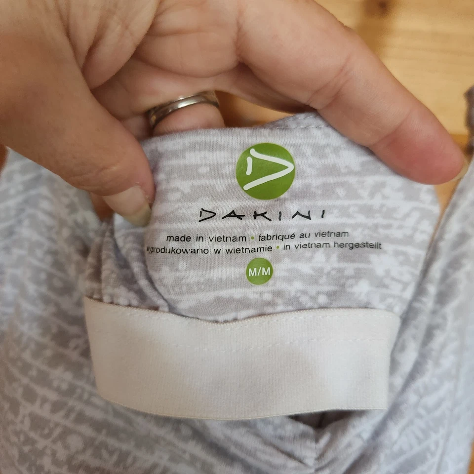 Vestido Dakini Gris Ajuste Activo Acampanado Espalda Corredora Ombre Elastizado Ombre Sujetador Acanalado Talla M Foto 4 de 4