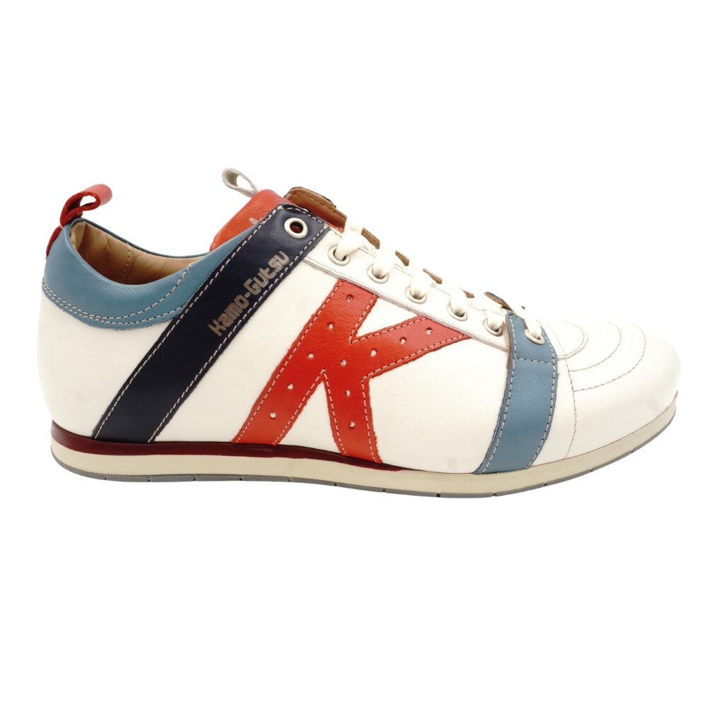 Zapatillas Hombre Kamo-Gutsu - Bianco + Rio Lob - TIFO 042 Cuero Blanco