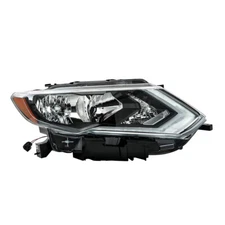 Halogen LED DRL Headlight For Nissan Rogue 2017-2019 Headlamp Right Passenger RH