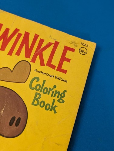 Vtg 70s Bullwinkle Coloring Book - 1971 Whitman USA - Partially Colored / Used - Picture 21 of 24