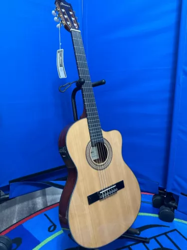 Ibanez GA Series GA5TCE Thinline Classical Acoustic-Electric Guitar Natural