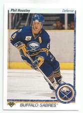 PHIL HOUSLEY 1990-91 UPPER DECK CARD NEAR MINT CONDITION