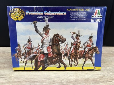 Vintage Italeri 1/72 Scale Napoleonic Wars Prussian Cavalry Model Kit New