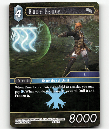 Final Fantasy Rune Fencer - 18-031C Resurgence of Power Common | eBay