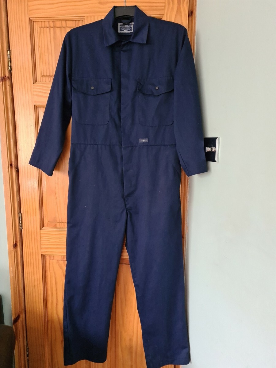 Unisex Coverall, Boiler suite by Work King Navy Blue VGC size 38