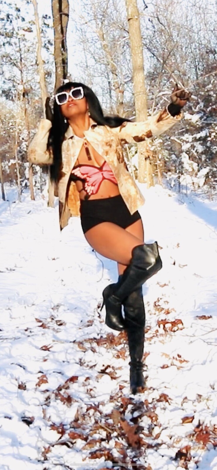 Brand New Autunno Womens Pony Hair Leather Collared Button Up Jacket Gray Sz XS