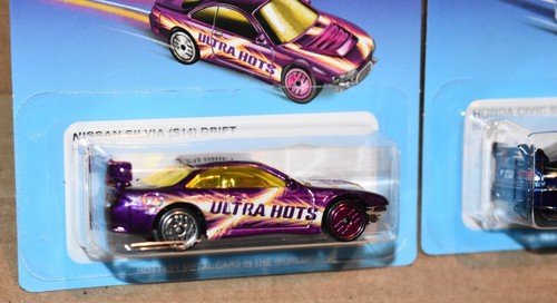Hot Wheels Ultra Hots HONDA CIVIC SI & NISSAN SILVIA (S14) DRIFT SET 2 NEU - Bild 2 von 8