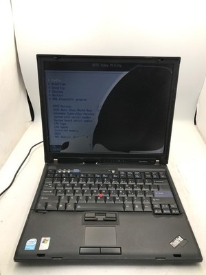 Lenovo ThinkPad R60 Intel Celeron 14'' -BOOTS/BAD DISPLAY/CRACKED- MZ