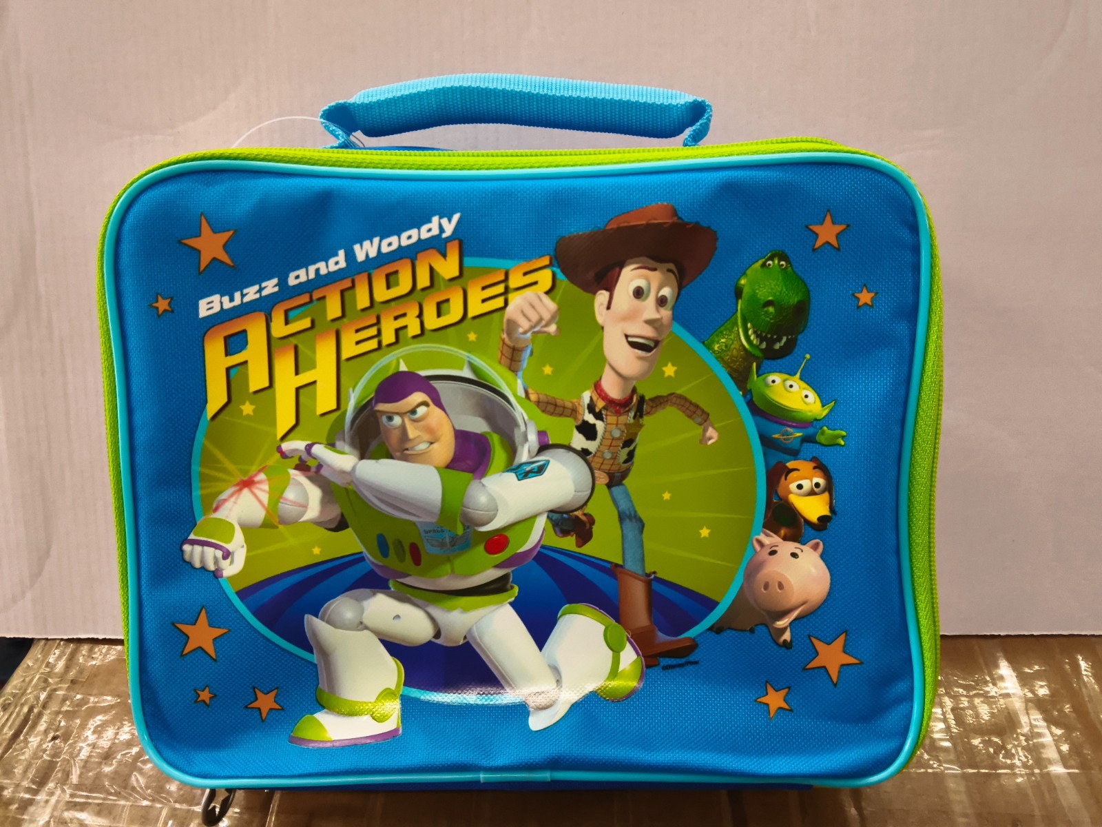 Zak Disney Toy Story Woody Buzz Lightyear Kid Insulated Zipped Lunch Bag NWT