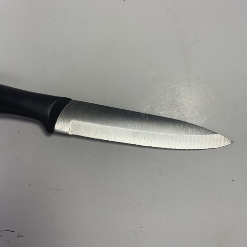 J.A. Henckels Utility Knife 13570-100 Serrated 4” Blade Silver Cap - Picture 6 of 10