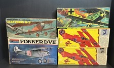 Lot Of 5 Aurora & Monogram 1:48 Scale Fokker ...