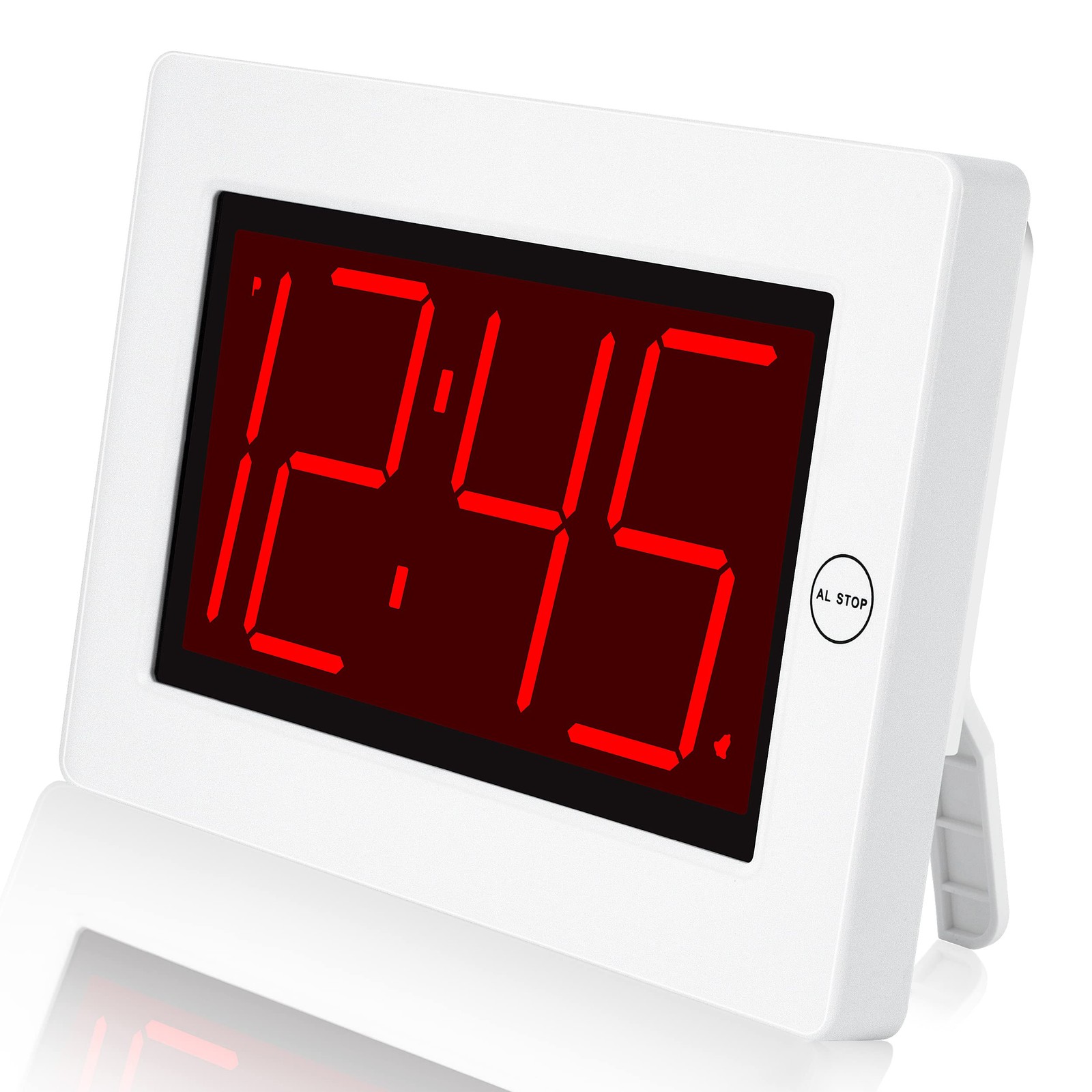 Digital Alarm Clock 8 Extra Large Display 3 Led Digit Contan