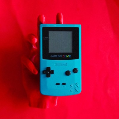 Nintendo Game Boy Color Teal Blue Green 👾 CGB-001 GBC RESTORED