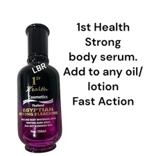 1st Health Cosmetics Egyptian Strong Bleaching Serum. 1X BOTTLE