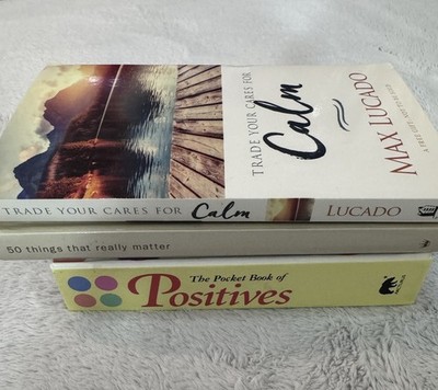 Positive and Inspirational Book Lot of 3 - The Pocket Book of Positives