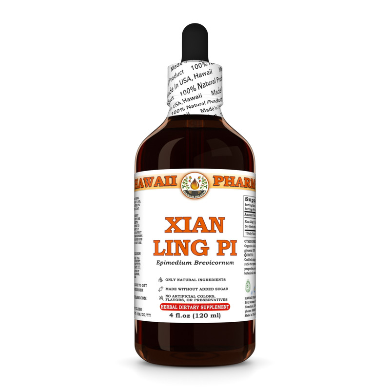 Xian Ling Pi (Epimedium Brevicornum) Dried Herb Liquid Herbal Extract