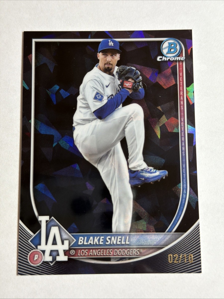 2025 Bowman Chrome Sapphire Blake Snell Black Refractor 8/10