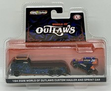 2026 1/64 World Of Outlaws Hauler And Sprint Car ACME Same Day Shipping