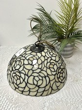 Vintage BHS tiffany rose dome ceiling Light