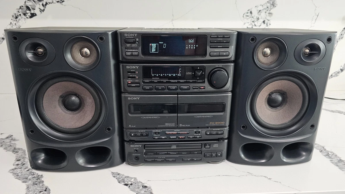 Chaîne Hi-Fi Vintage Sony FH-5 - Système Complet Avec Enceintes 3 Voies - Occasion